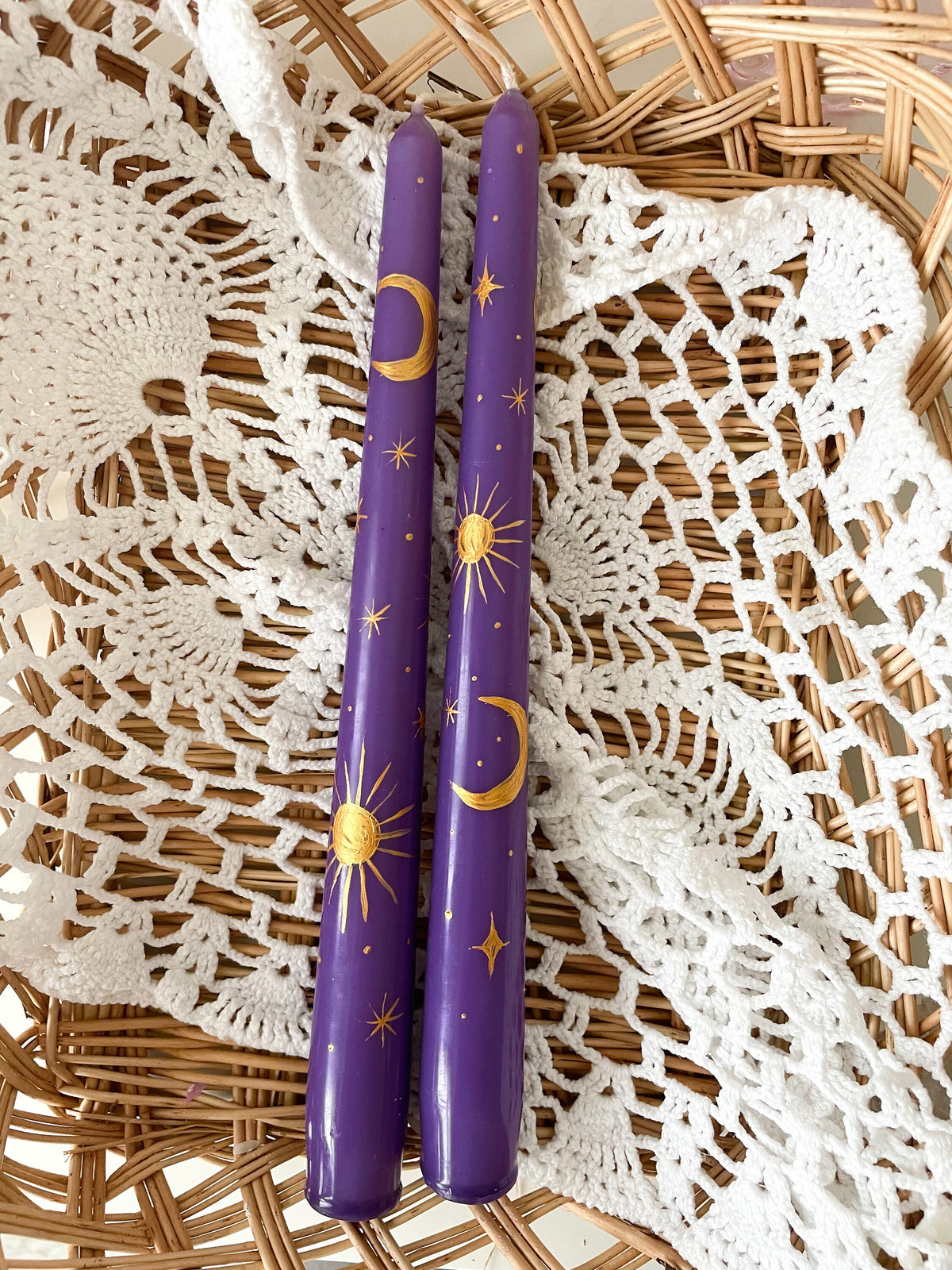 Golden Universe Purple candle