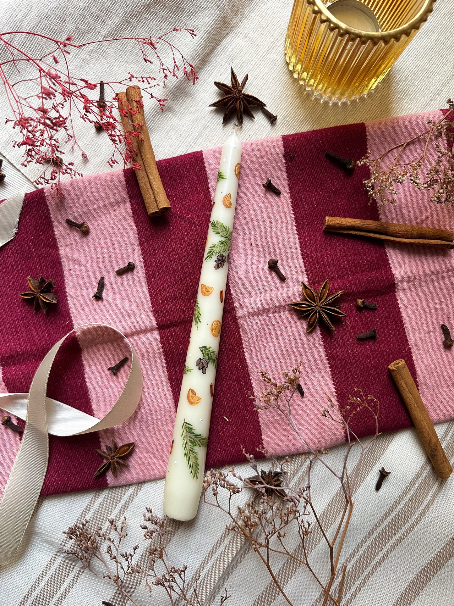 Dried oranges & Cinnamon sticks Christmas candle