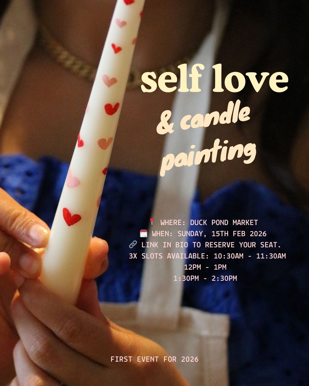 The Art of Girlhood: A Self-Love Candle Painting Workshop
