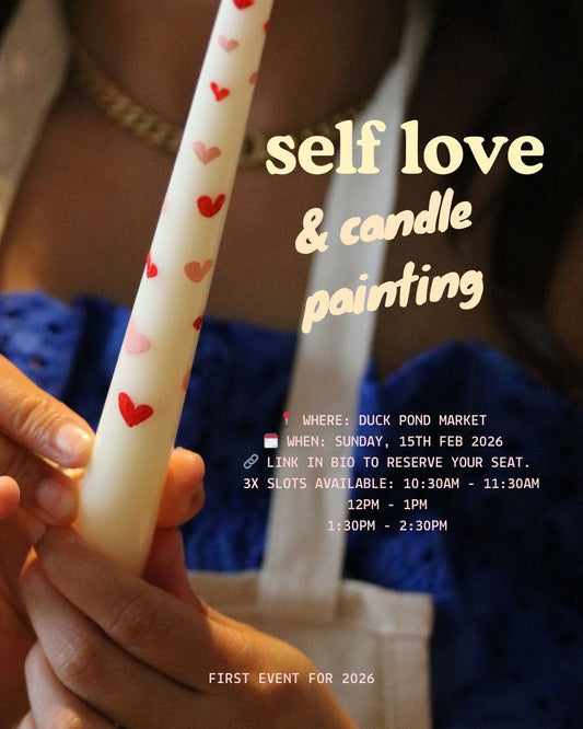 The Art of Girlhood: A Self-Love Candle Painting Workshop