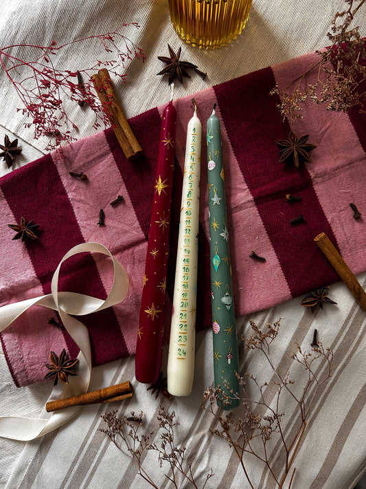 Festive Advent Candle Painting in Kensington