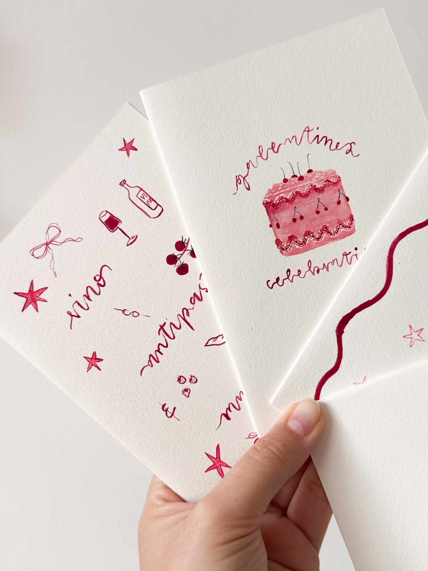 A Love Letter to Girlhood Hand Painted Cards