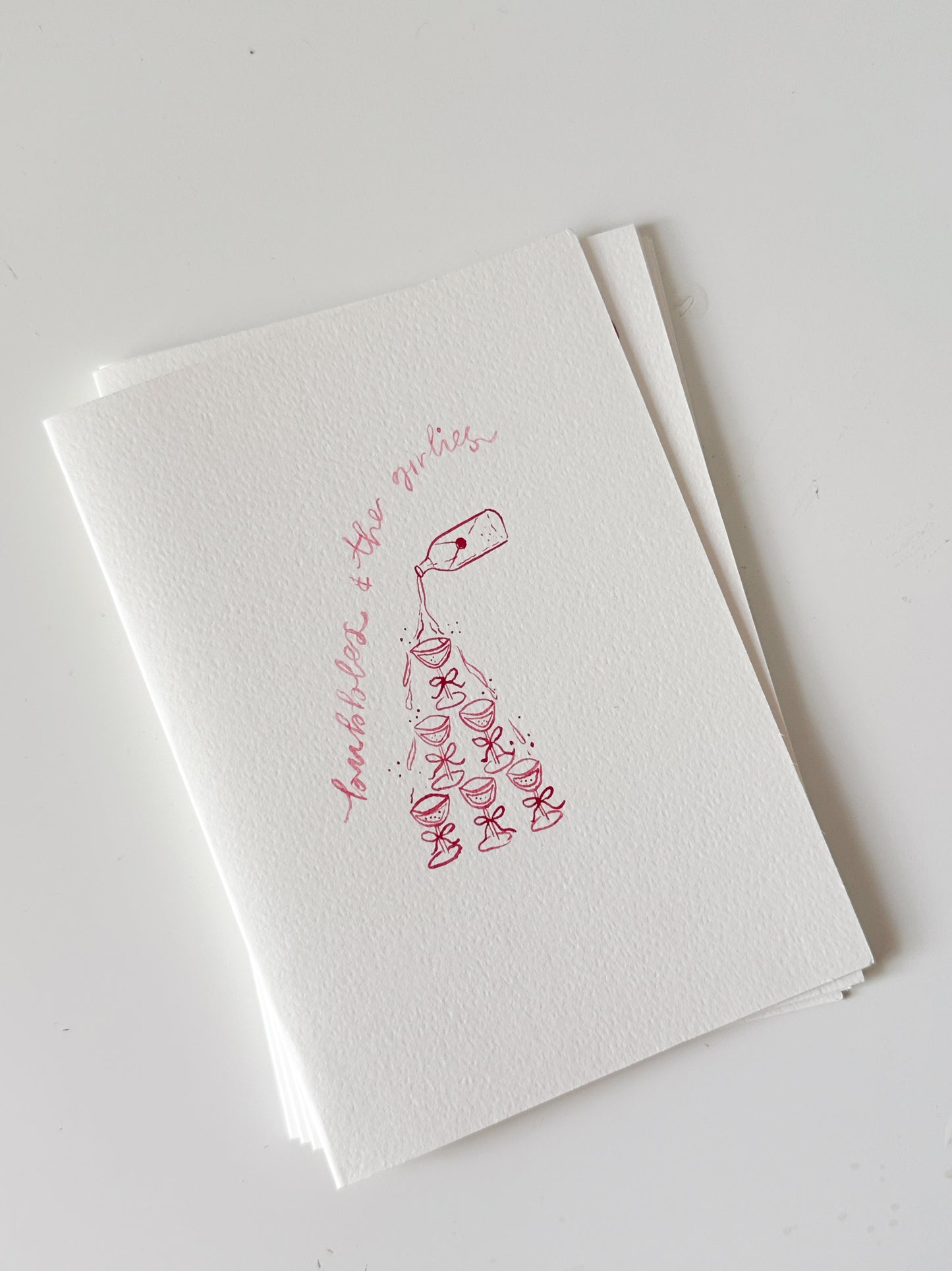 A Love Letter to Girlhood Hand Painted Cards