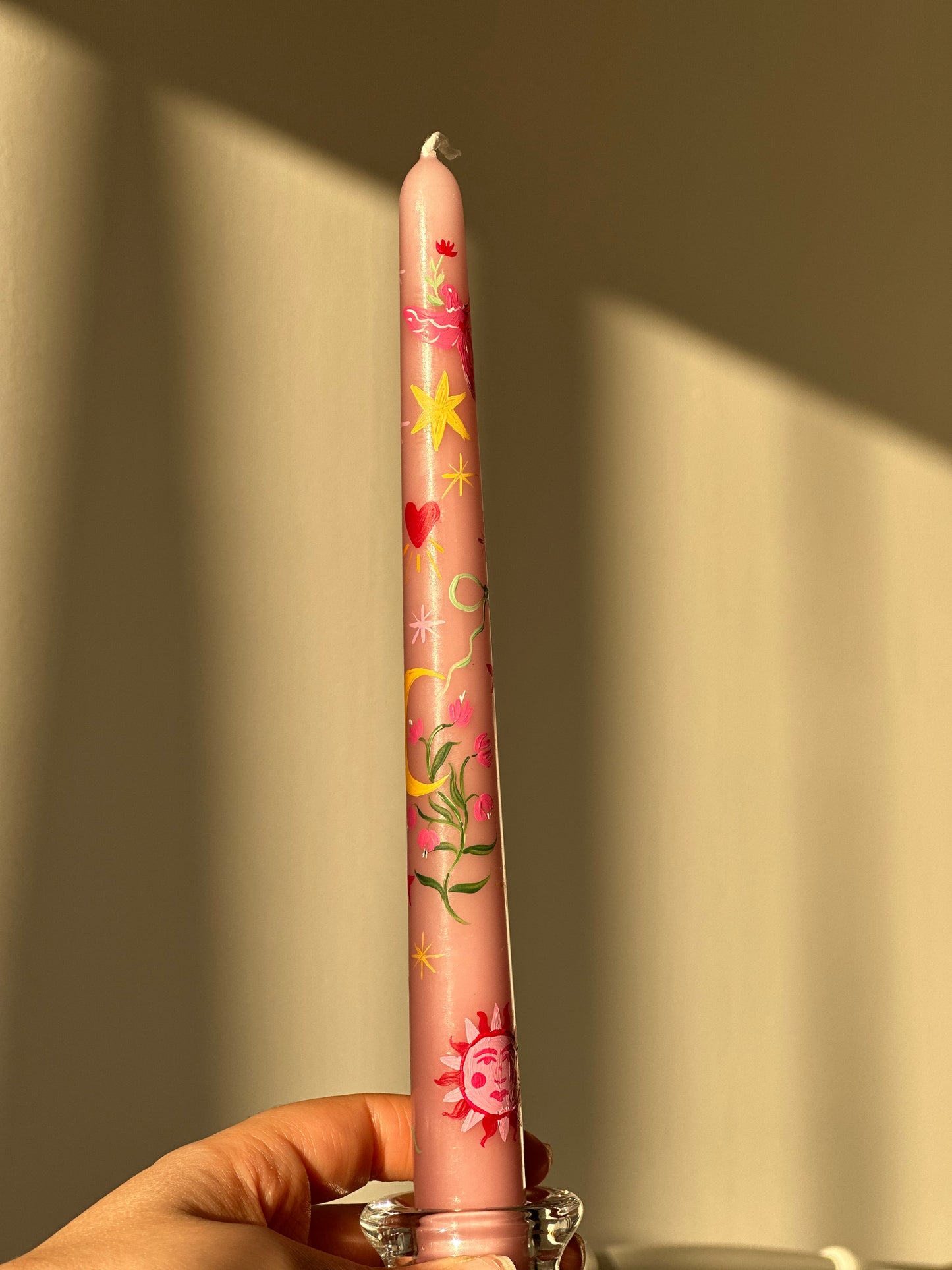 The Love & Luck Collection: Hand-Painted Taper Candles