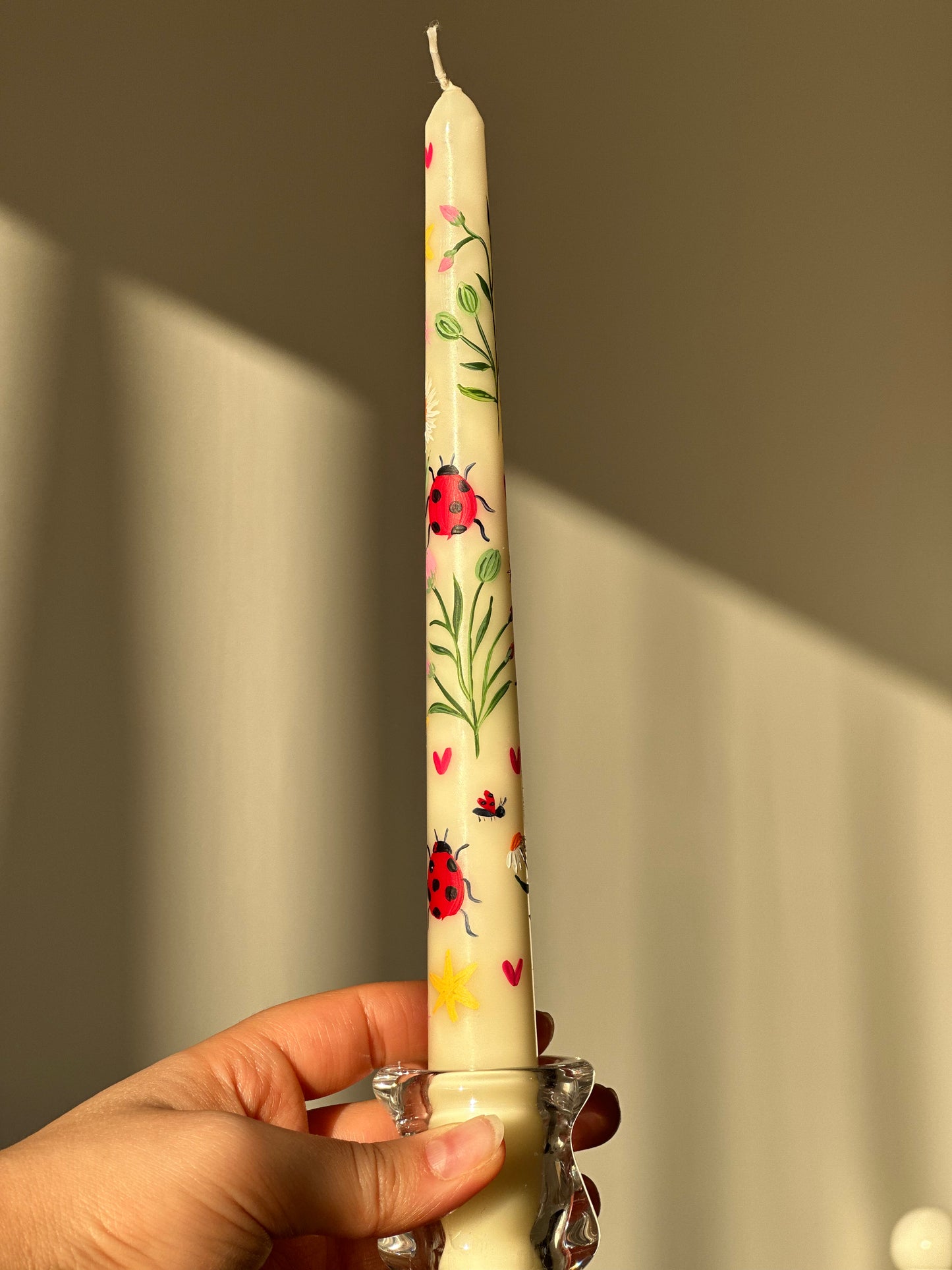 The Love & Luck Collection: Hand-Painted Taper Candles
