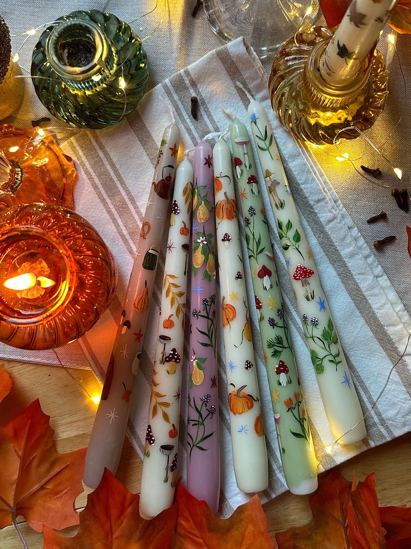 October Candle Painting at Duck Pond Market