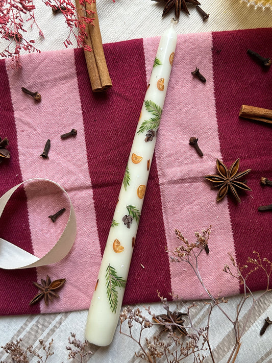 Dried oranges & Cinnamon sticks Christmas candle